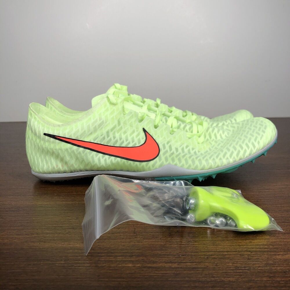 Nike Zoom Mamba V 5 Green Track & Field Spikes Shoes Mens 8